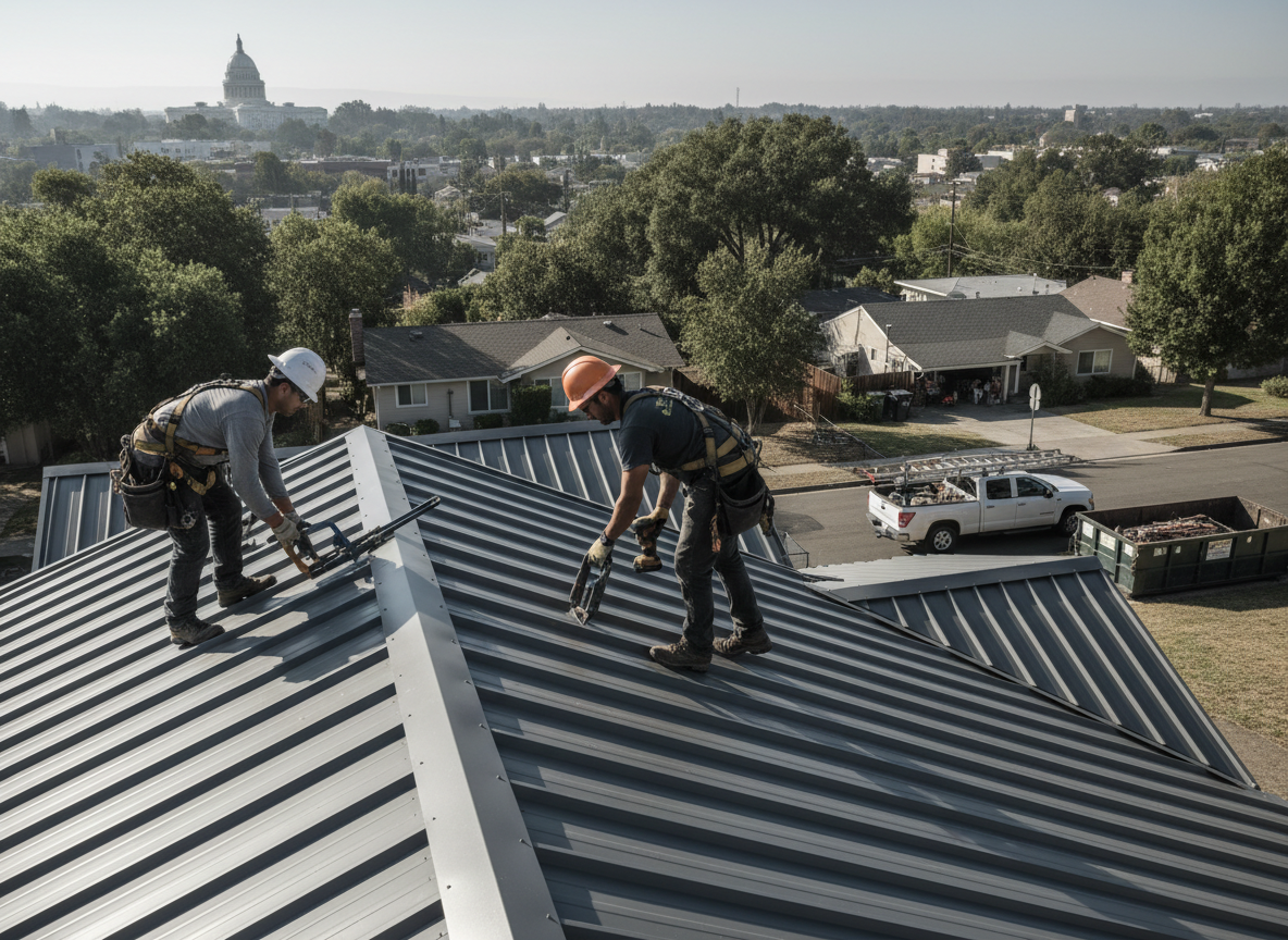 Metal Roof Installation in Sacramento, CA